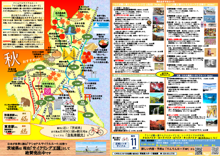 茨城サイクリングマップ